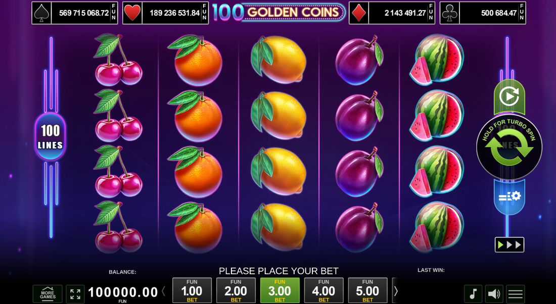 100 Golden Coins