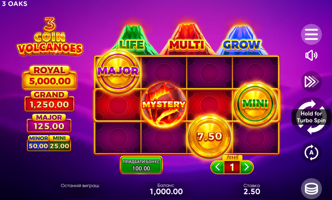 3 Coin Volcanoes