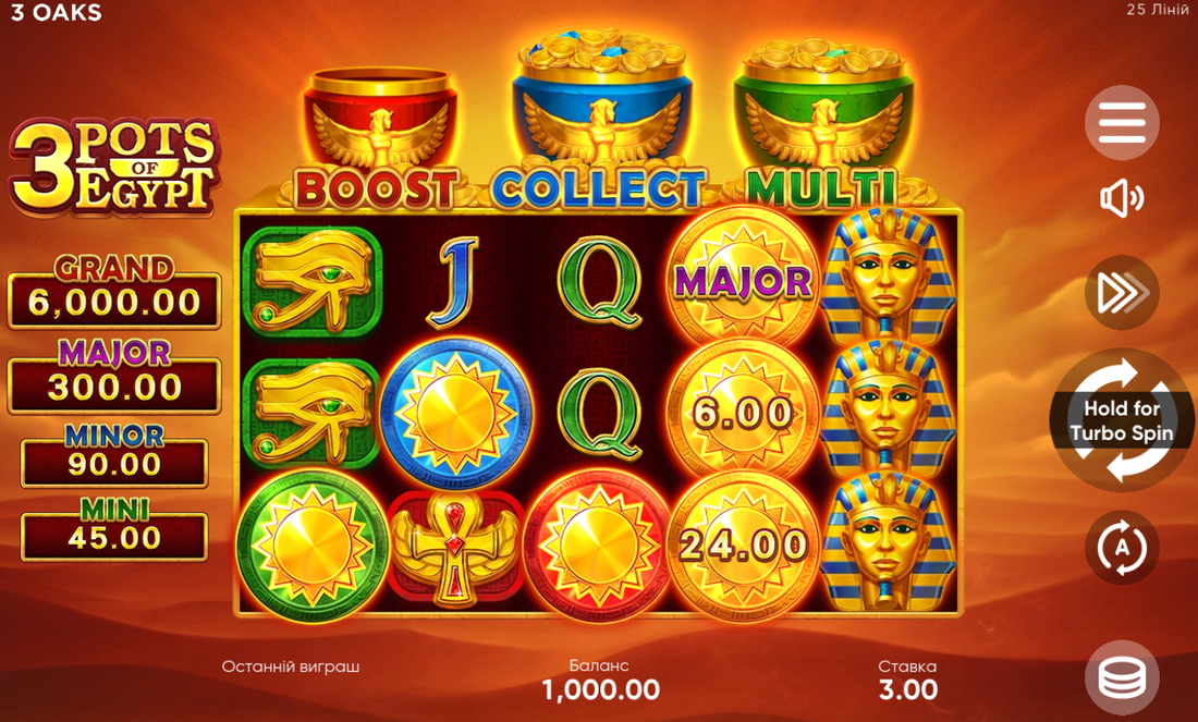 3 Pots of Egypt